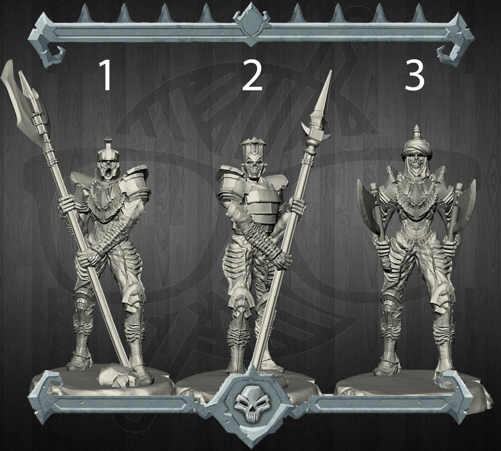 Infernal Legionnaires | Undead Skeleton | Avernus Devils miniature for Tabletop games like D&D and War Gaming
