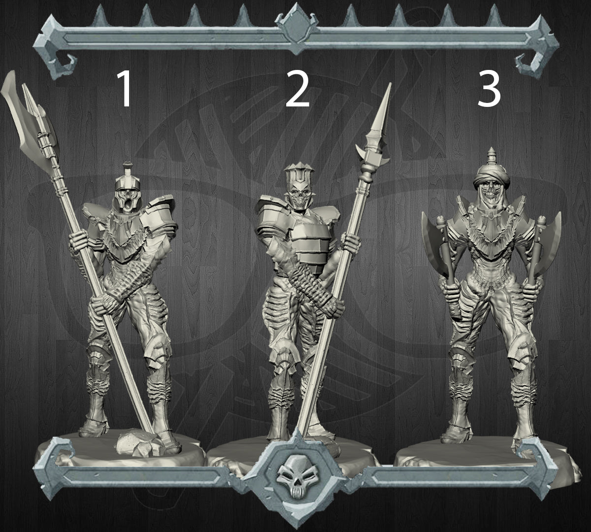Infernal Legionnaires | Undead Skeleton | Avernus Devils miniature for Tabletop games like D&D and War Gaming
