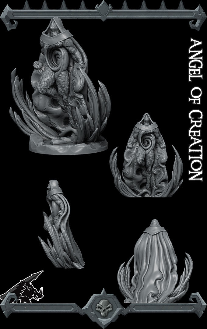 Angel of Creation | Angel Golem | Miniature for Tabletop games like D&D and War Gaming