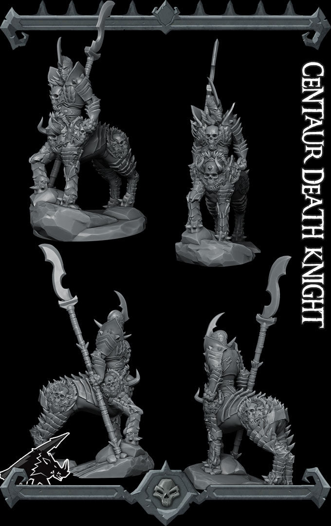 Ironhoof the Dreaded | Centaur Deathknight | Undead miniature for Tabletop games like D&D and War Gaming