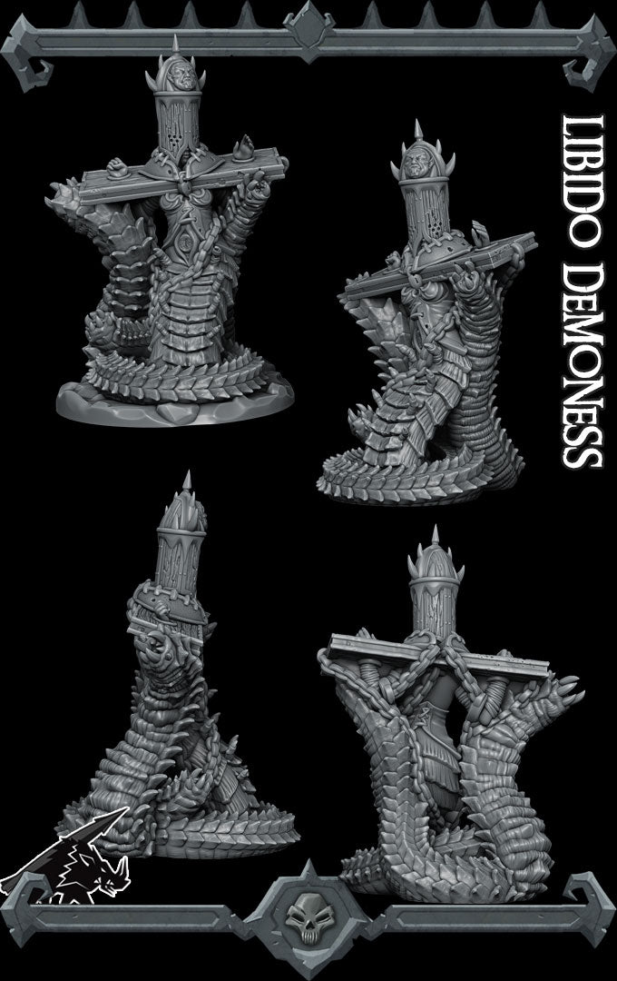 Viperheart, Corruptor of Souls | Sin of Libido | Libido Demoness | miniature for Tabletop games like D&D and War Gaming