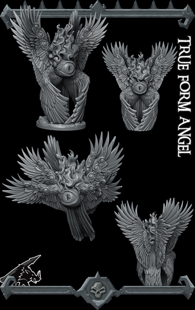 Ezeriel, the All-Seeing Gaze | True Form Angel | Biblical Angel miniature for Tabletop games like D&D and War Gaming