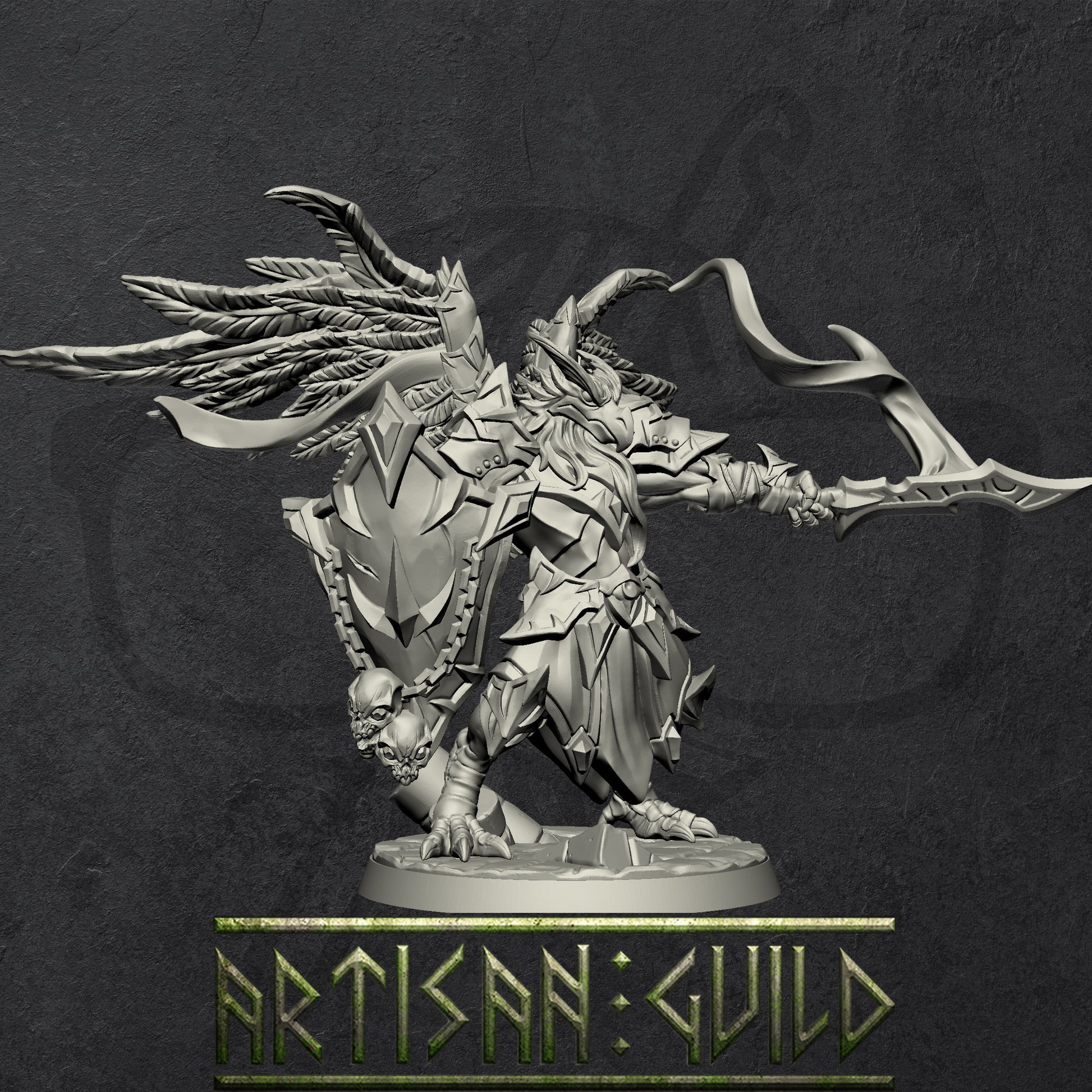 EyeCult Gryphkin Set | Modular Winged Aarakocra and Kenku miniatures miniature for Tabletop games like D&D and War Gaming