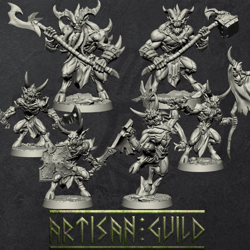 Abyss Guardians and Gruntlings | Devil | Demon miniature for Tabletop games like D&D and War Gaming
