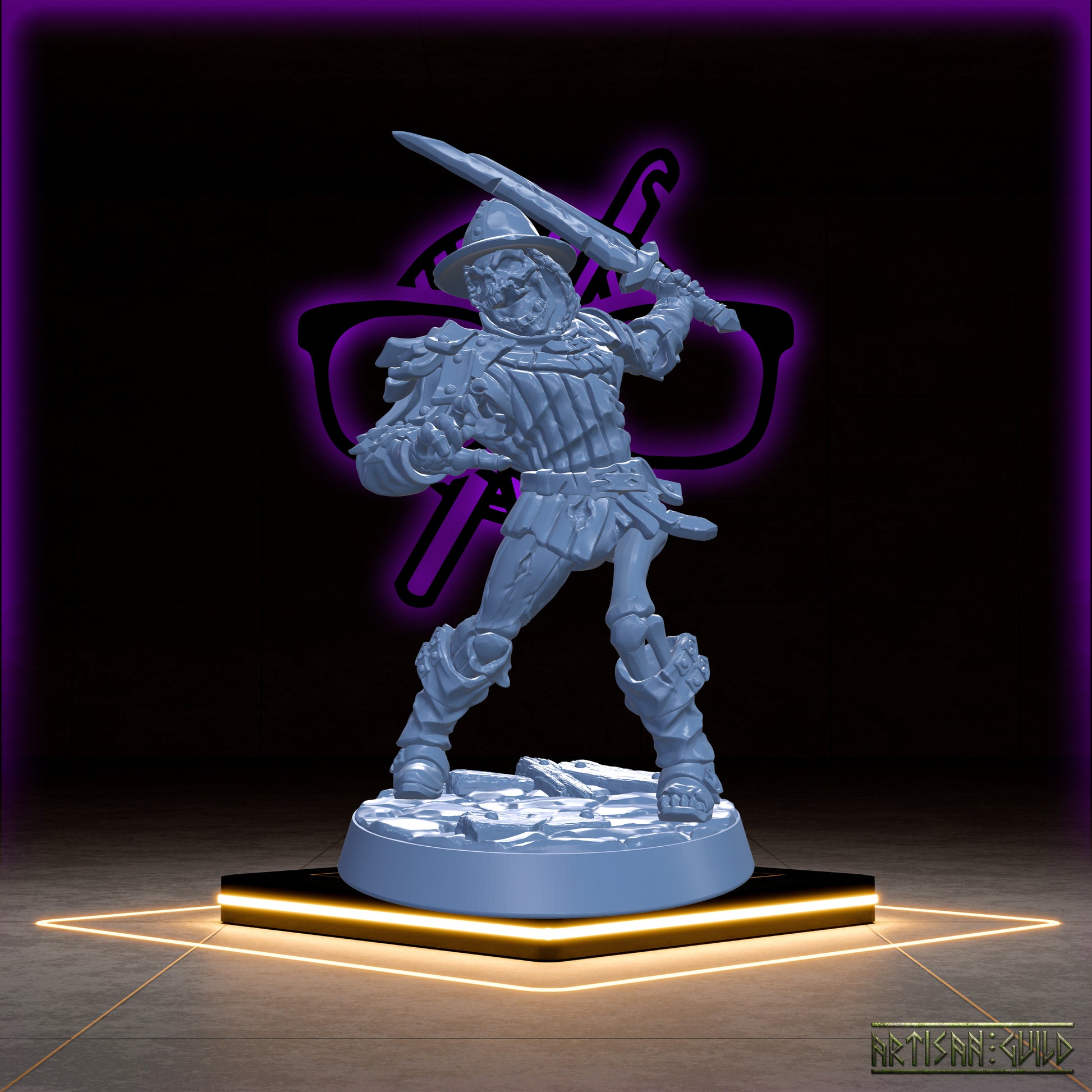 Old-Burg Fallen Ones | Undead Skeleton | Old Berg Fallen Ones Miniatures for Tabletop games like D&D or Warhammer