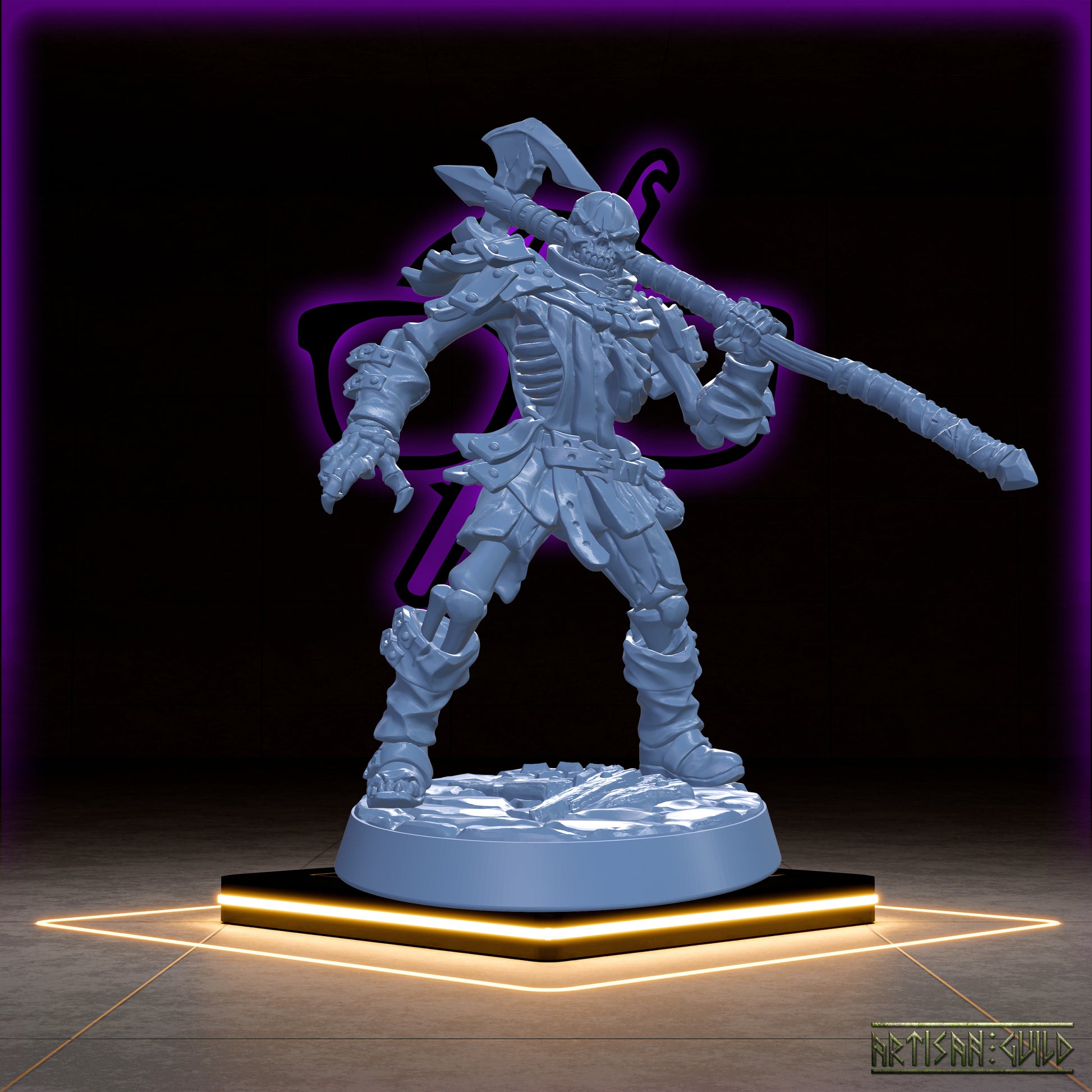Old-Burg Fallen Ones | Undead Skeleton | Old Berg Fallen Ones Miniatures for Tabletop games like D&D or Warhammer