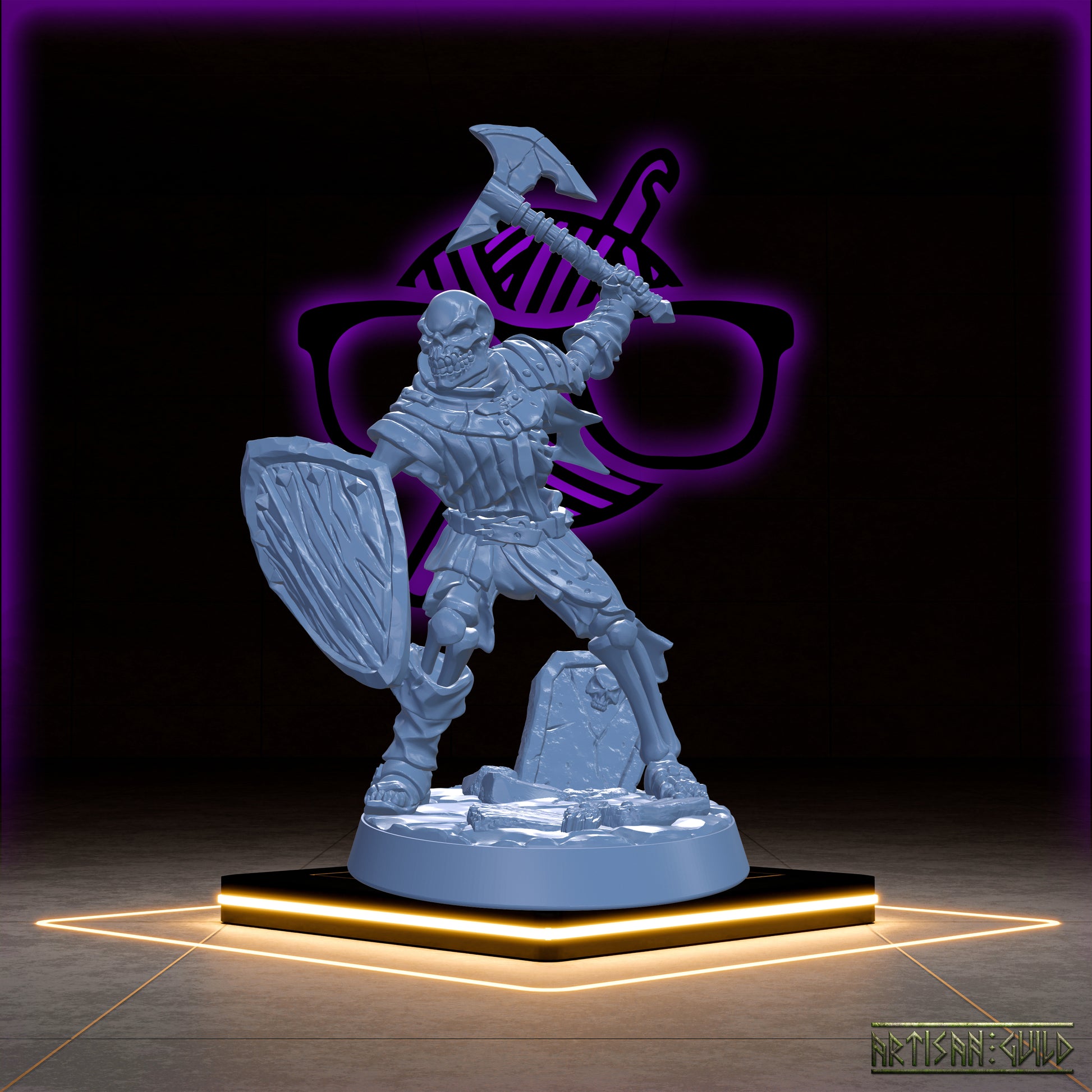 Old-Burg Fallen Ones | Undead Skeleton | Old Berg Fallen Ones Miniatures for Tabletop games like D&D or Warhammer