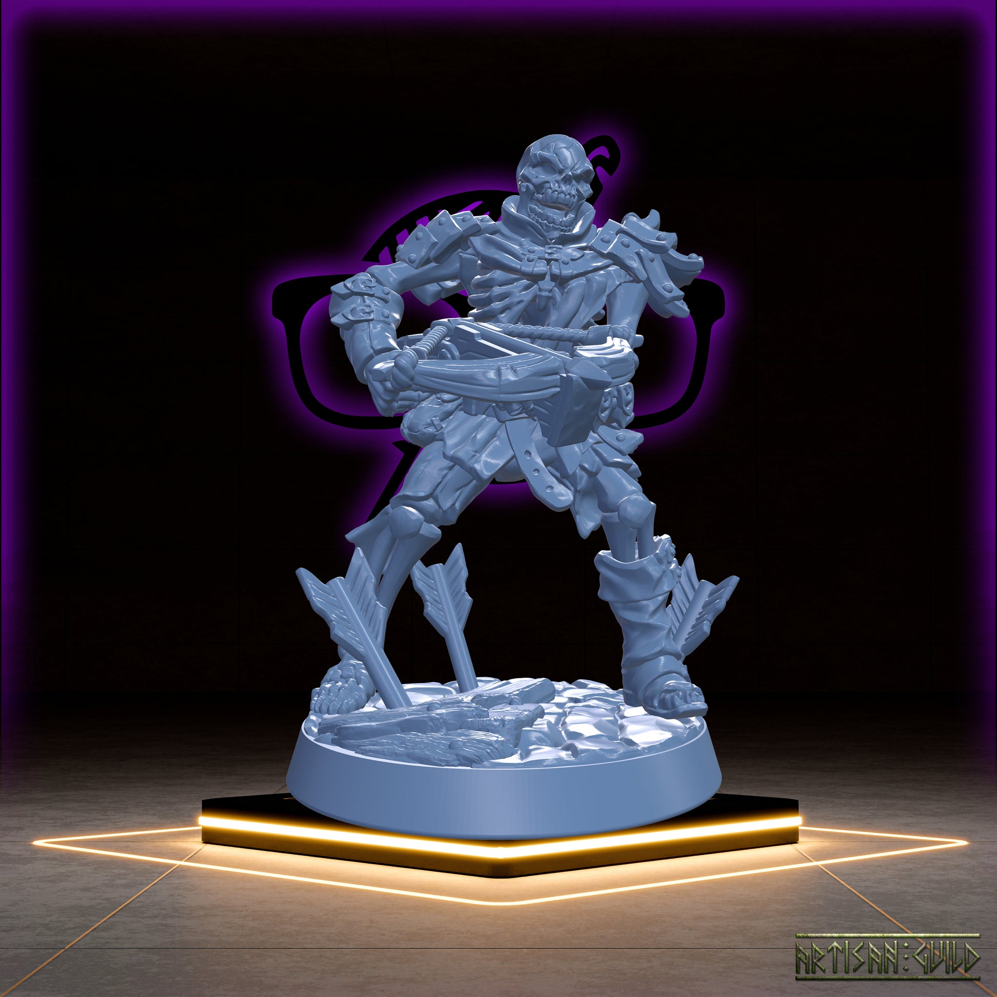 Old-Burg Fallen Ones | Undead Skeleton | Old Berg Fallen Ones Miniatures for Tabletop games like D&D or Warhammer