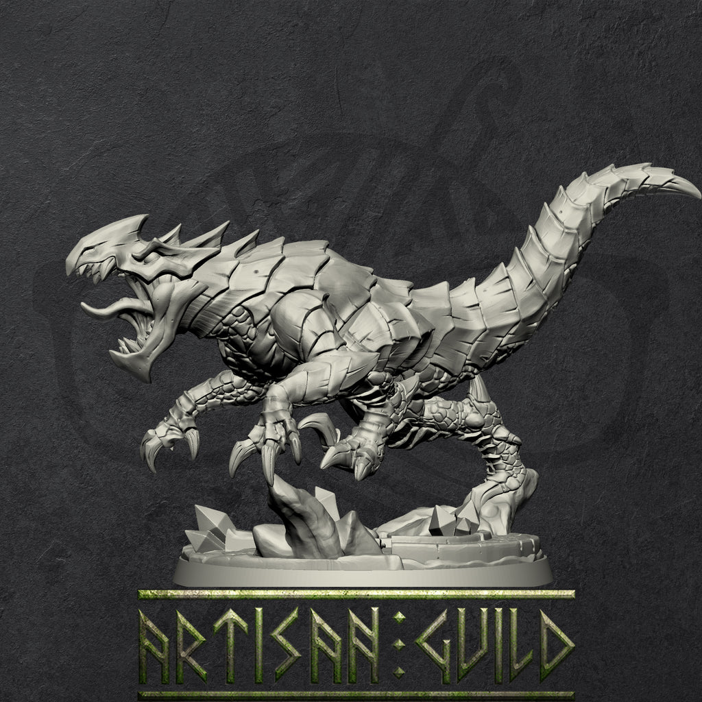 Morvagia the Drakeling | Ashen Alfar Mount for Khaladas miniature for Tabletop games like D&D and War Gaming