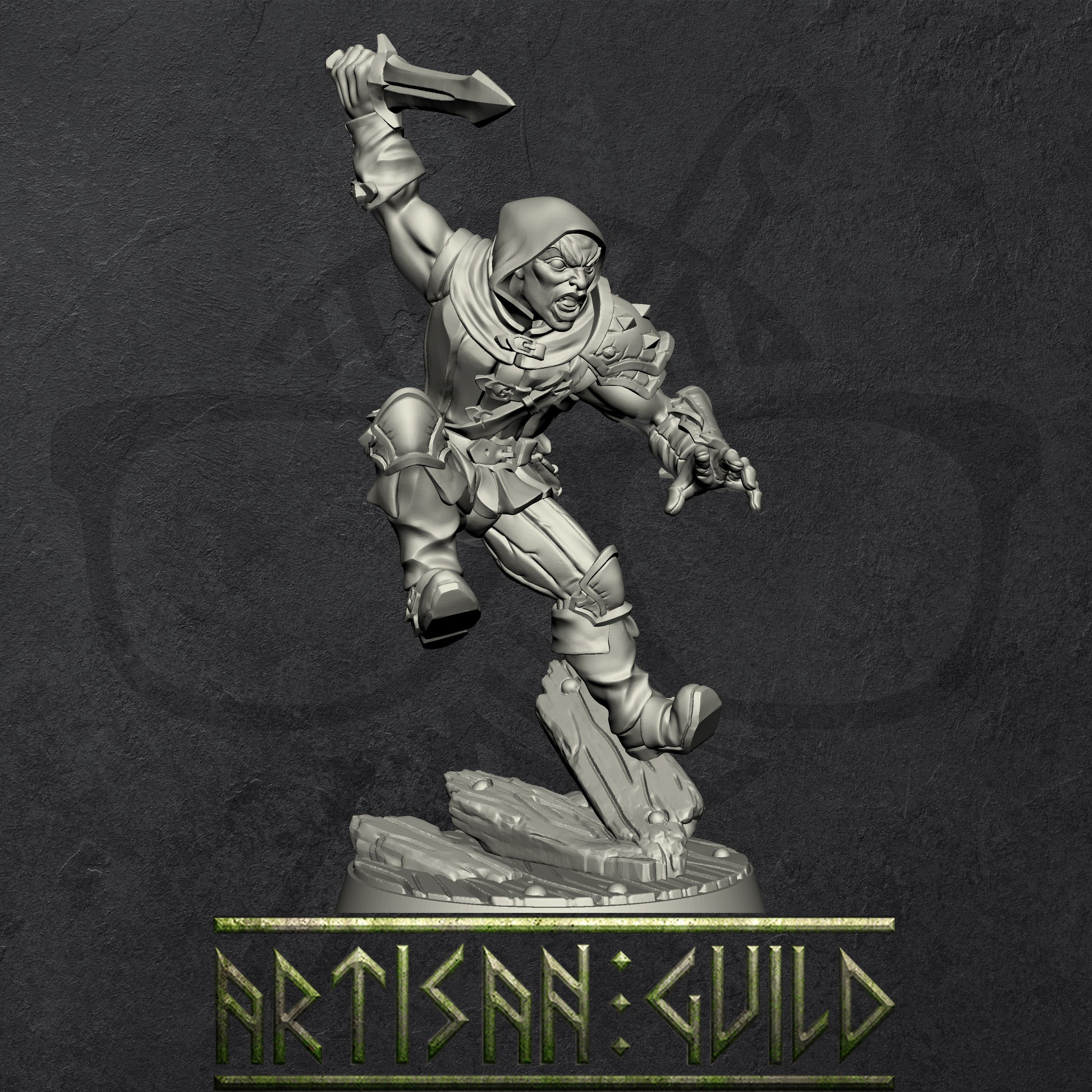 Adept Thieves | Rogue | Hunter | Thieves Guild miniature for Tabletop games like D&D and War Gaming