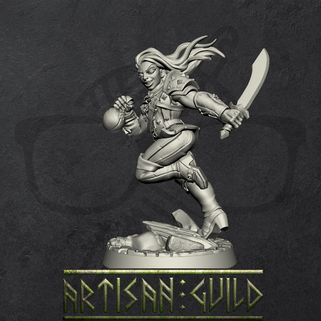 Adept Thieves | Rogue | Hunter | Thieves Guild miniature for Tabletop games like D&D and War Gaming
