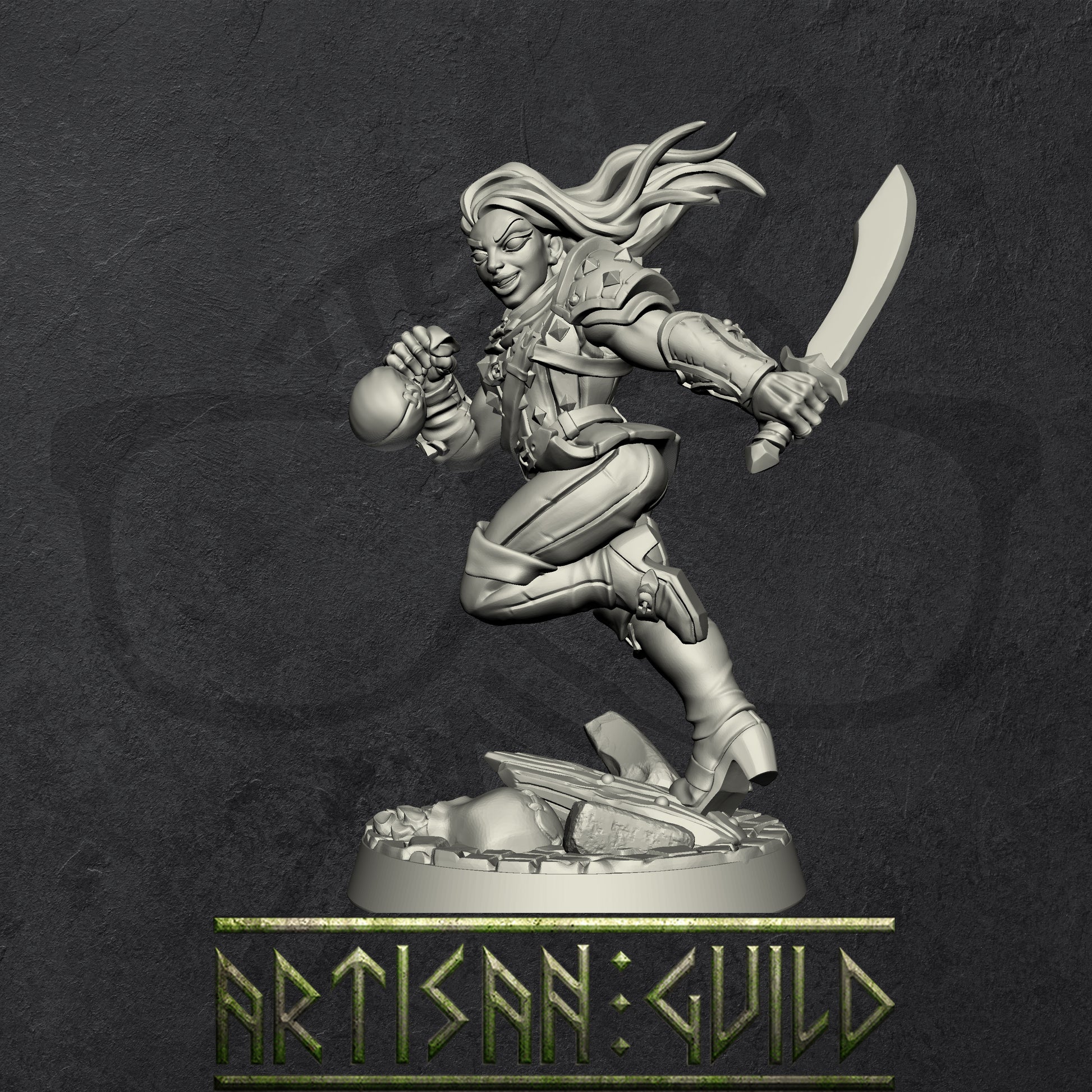Adept Thieves | Rogue | Hunter | Thieves Guild miniature for Tabletop games like D&D and War Gaming