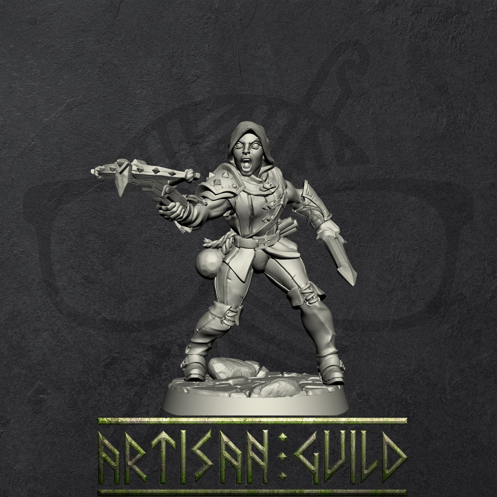 Adept Thieves | Rogue | Hunter | Thieves Guild miniature for Tabletop games like D&D and War Gaming