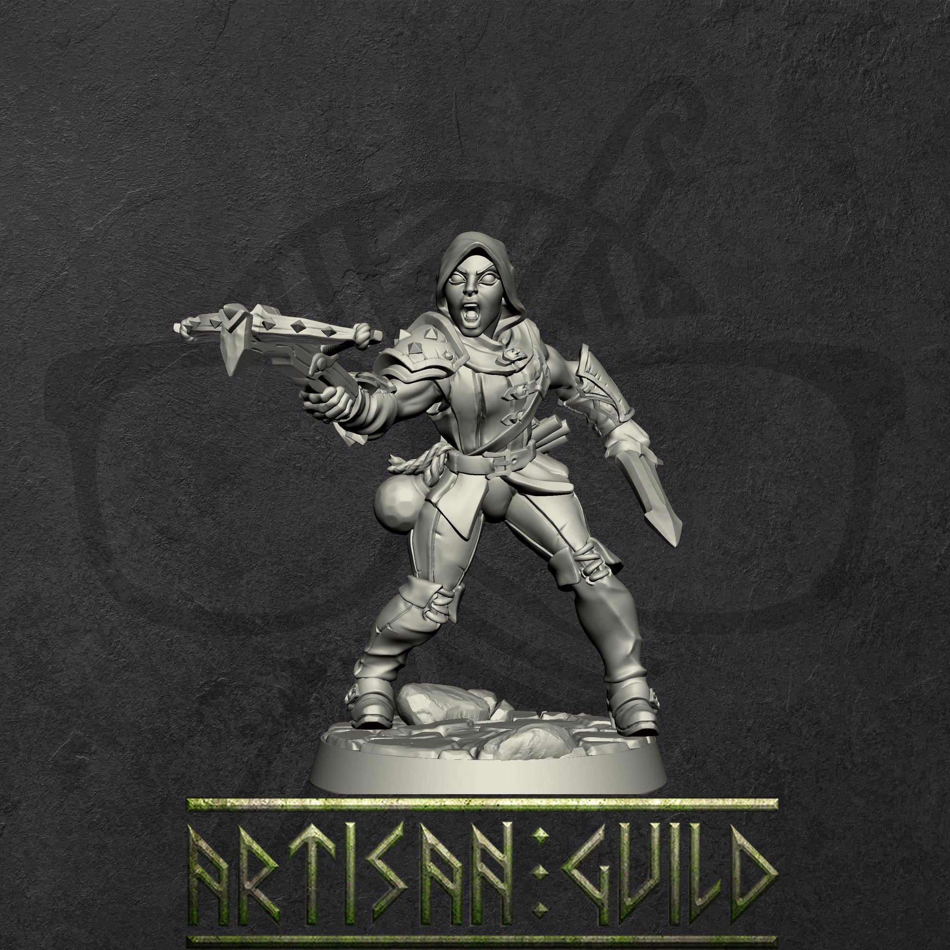 Adept Thieves | Rogue | Hunter | Thieves Guild miniature for Tabletop games like D&D and War Gaming
