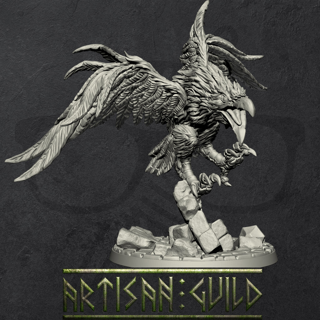 Shadowclaws The Dire Raven | Thieves Guild Mount miniature for Tabletop games like D&D and War Gaming