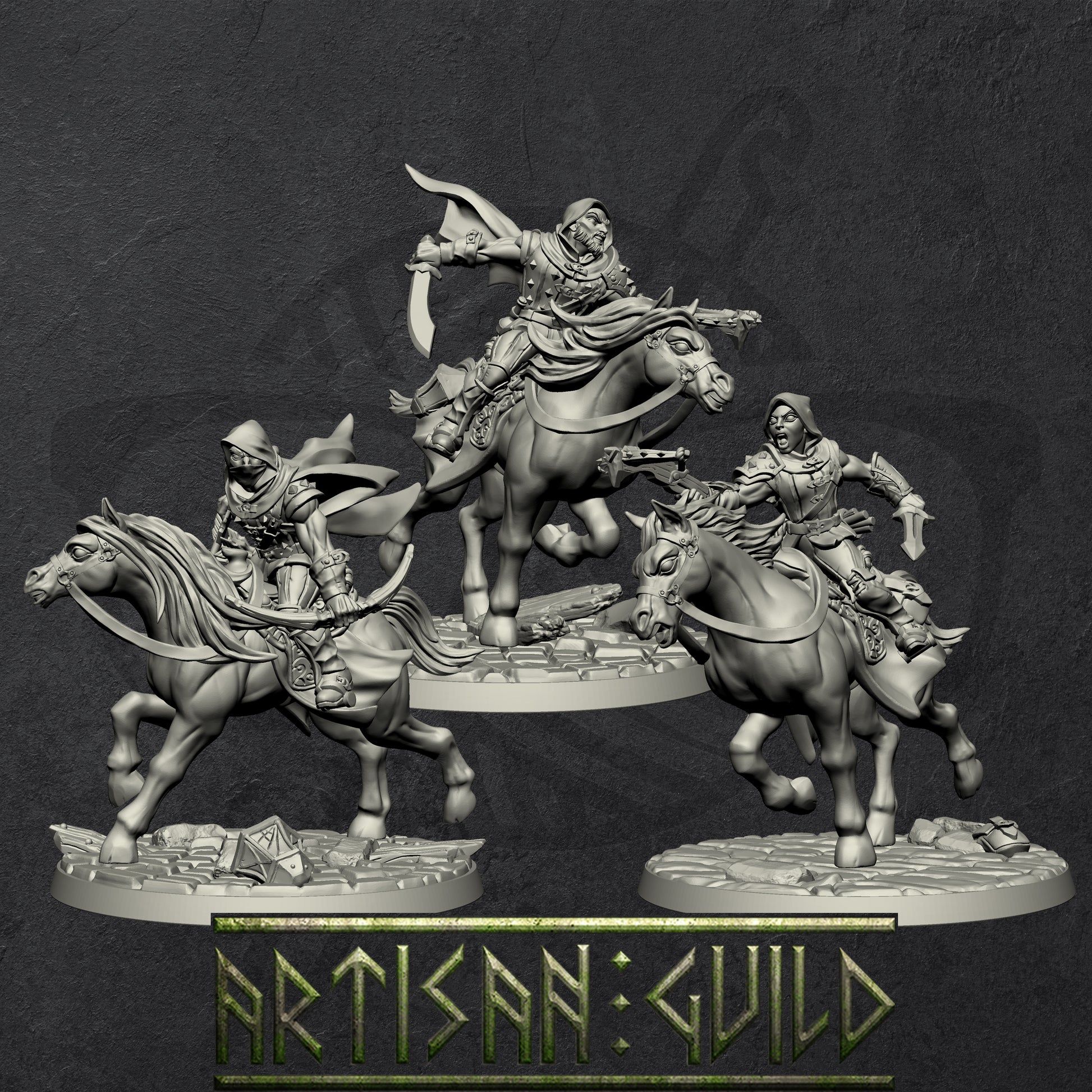 Thieves Guild Steeds | Horse | Thieves Mount miniature for Tabletop games like D&D and War Gaming
