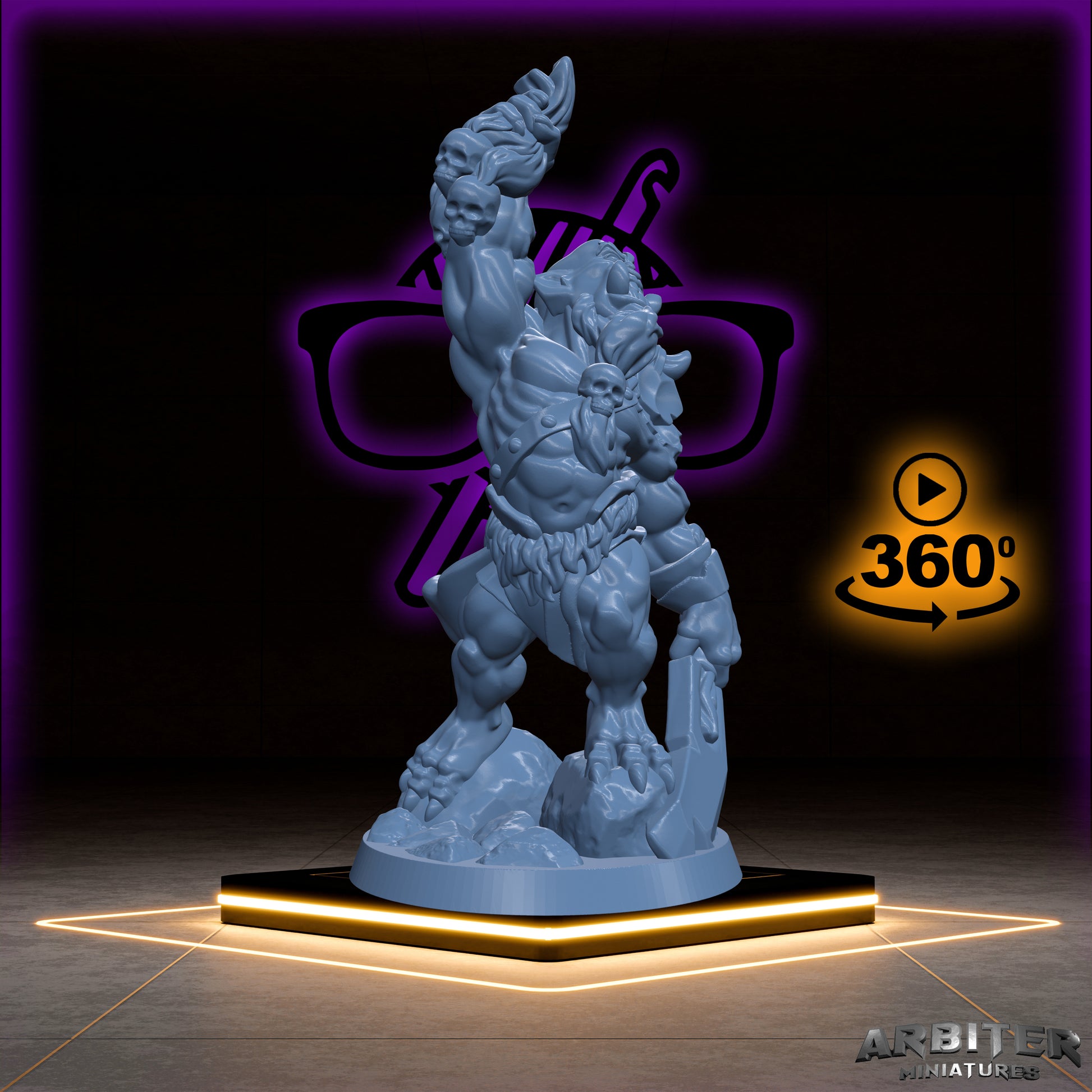 Orc | Orcish Horde | War Chief miniature for Tabletop games like D&D or War Gaming