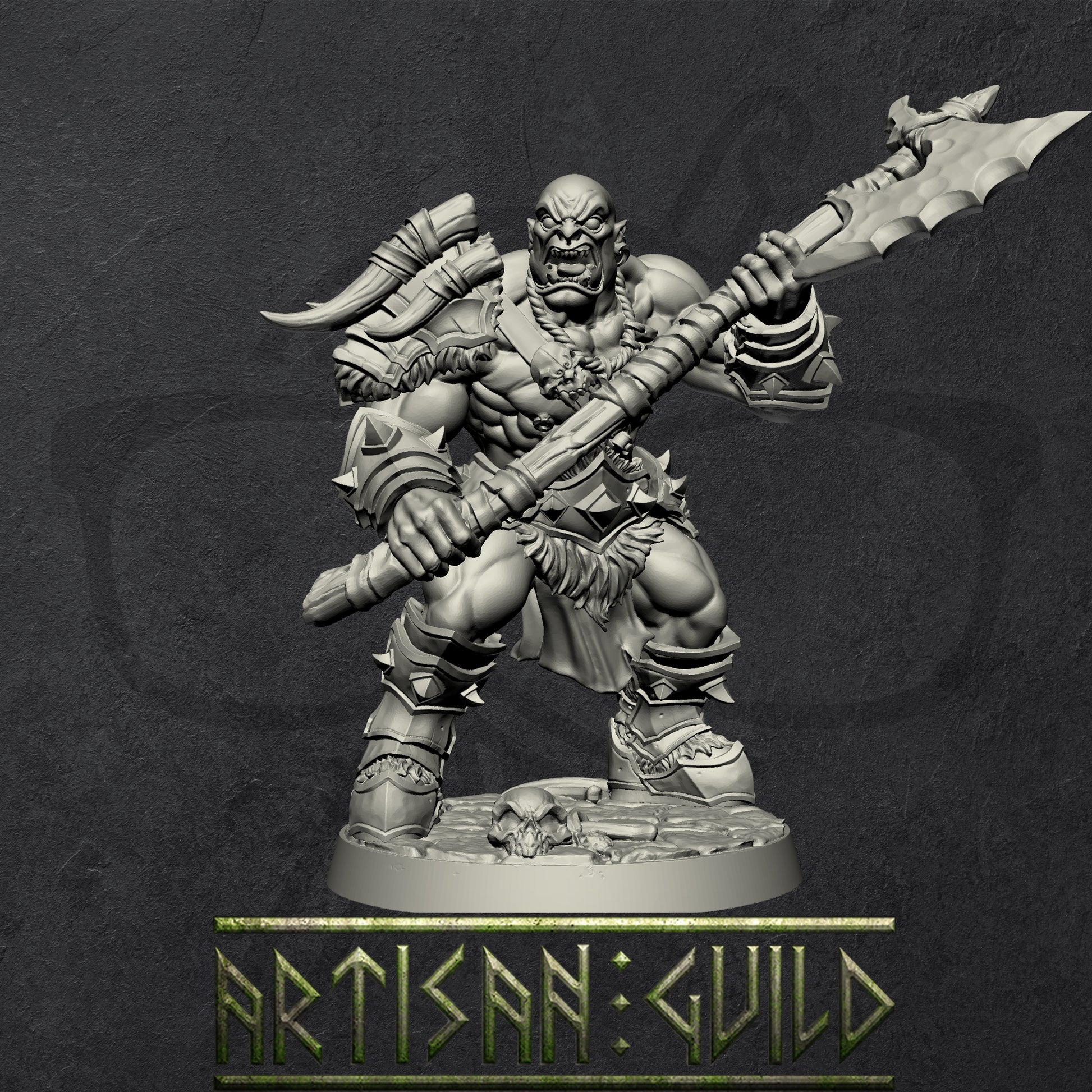 Orc Barbarians | Orcish Horde warriors miniature for Tabletop games like D&D and War Gaming