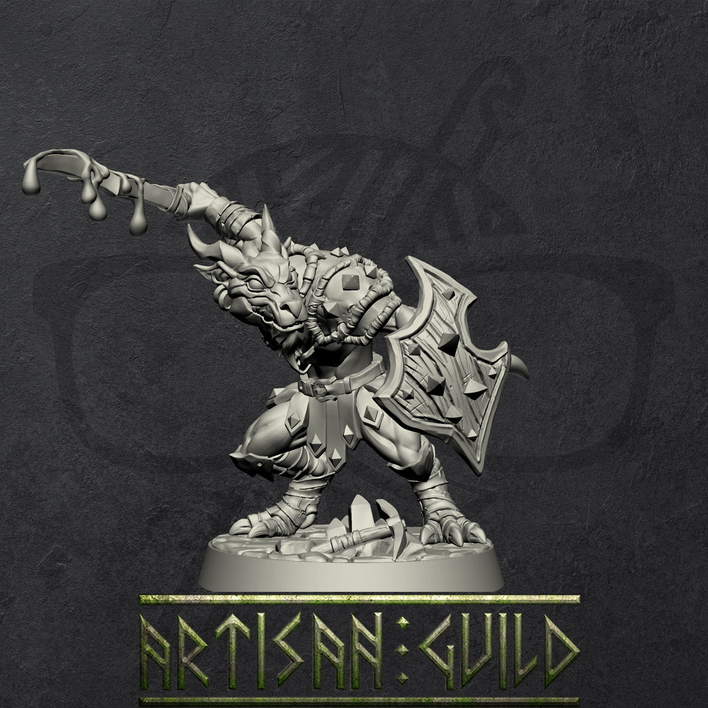 Plague-Mine Kobolds | Modular Kobold miniatures miniature for Tabletop games like D&D and War Gaming