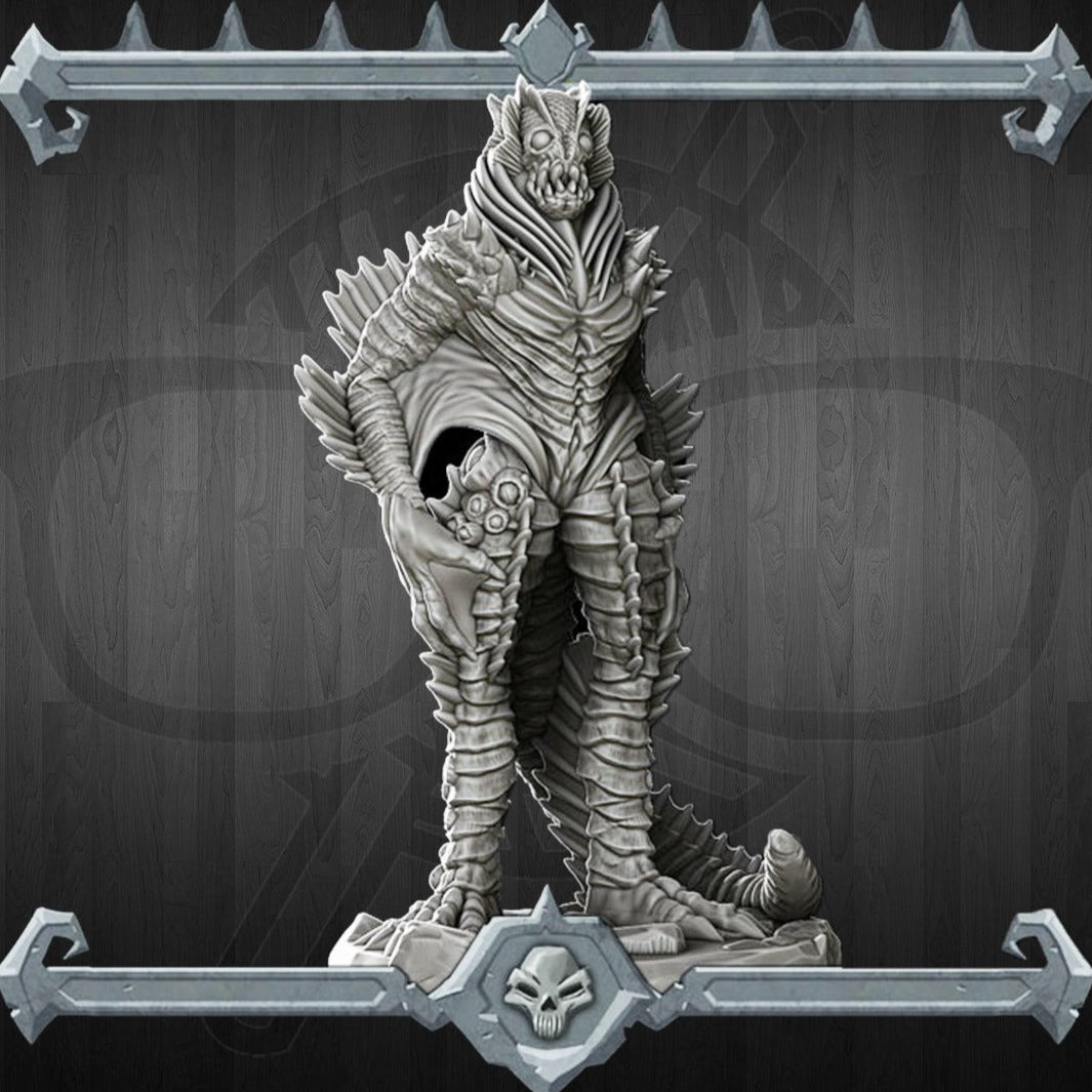 Kjara Swiftstrike | Sahuagin | Lagoon Lurker Miniature for Tabletop games like D&D and War Gaming