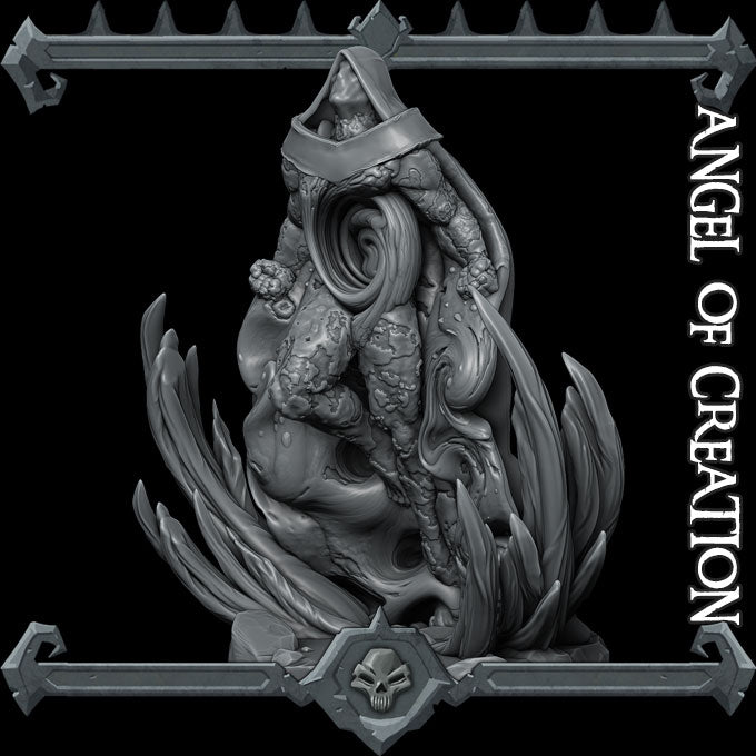 Angel of Creation | Angel Golem | Miniature for Tabletop games like D&D and War Gaming