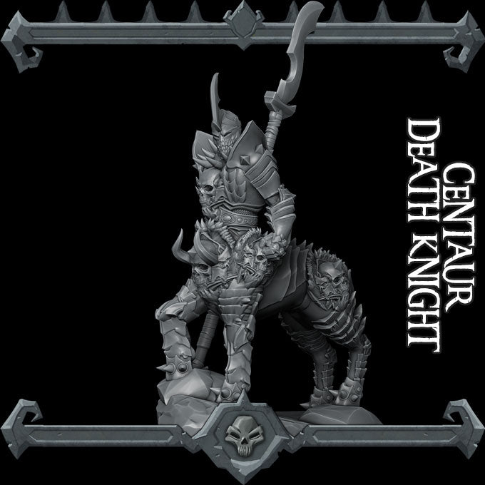 Ironhoof the Dreaded | Centaur Deathknight | Undead miniature for Tabletop games like D&D and War Gaming