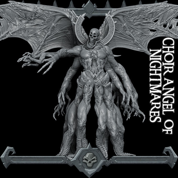 Duskwraith the Forsaken | Choir Angel Of Nightmares | Voice Angel | Miniature for Tabletop games like D&D and War Gaming