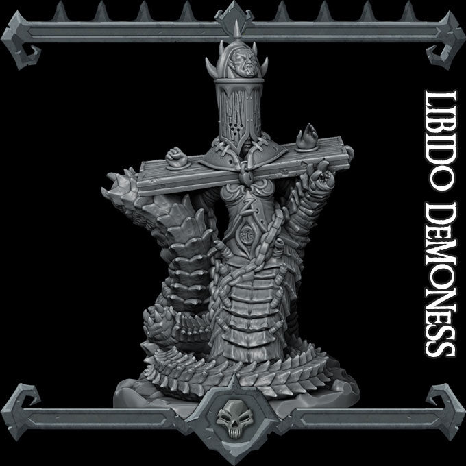 Viperheart, Corruptor of Souls | Sin of Libido | Libido Demoness | miniature for Tabletop games like D&D and War Gaming