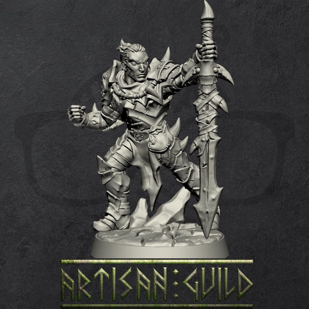 Scourgeland Survivors | Modular Human miniatures miniature for Tabletop games like D&D and War Gaming