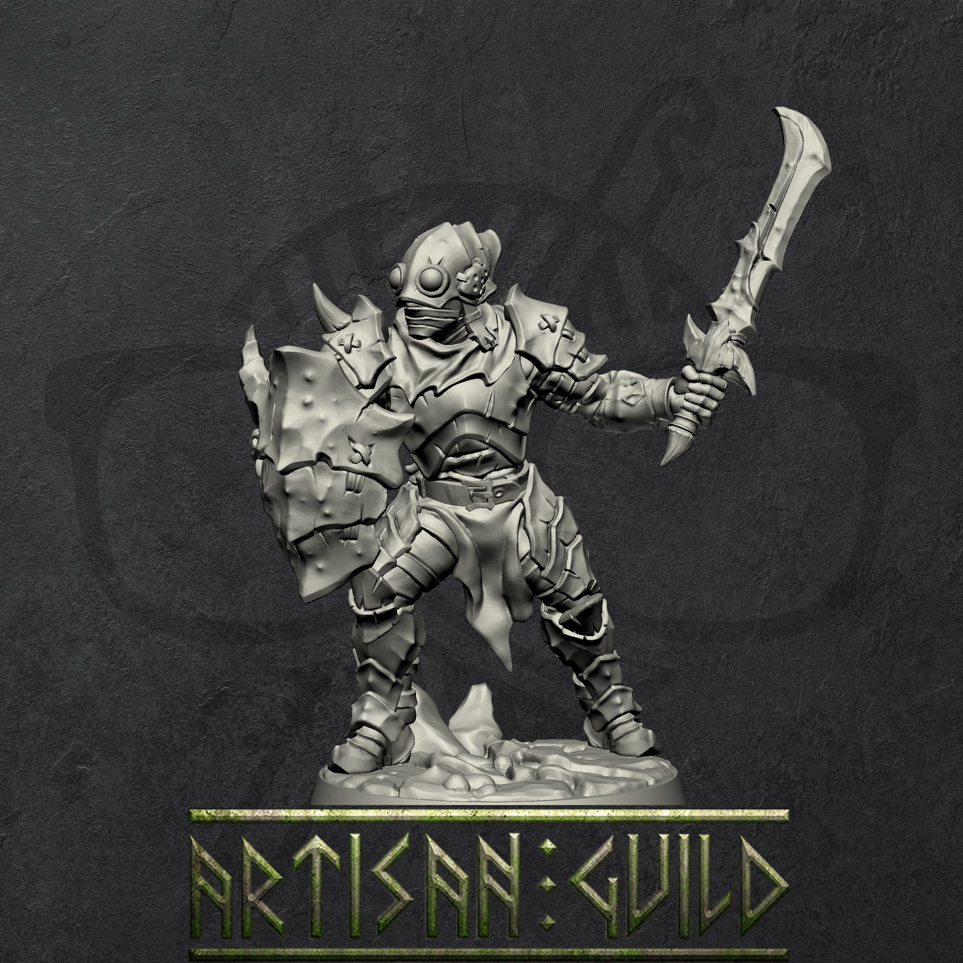 Scourgeland Survivors | Modular Human miniatures miniature for Tabletop games like D&D and War Gaming