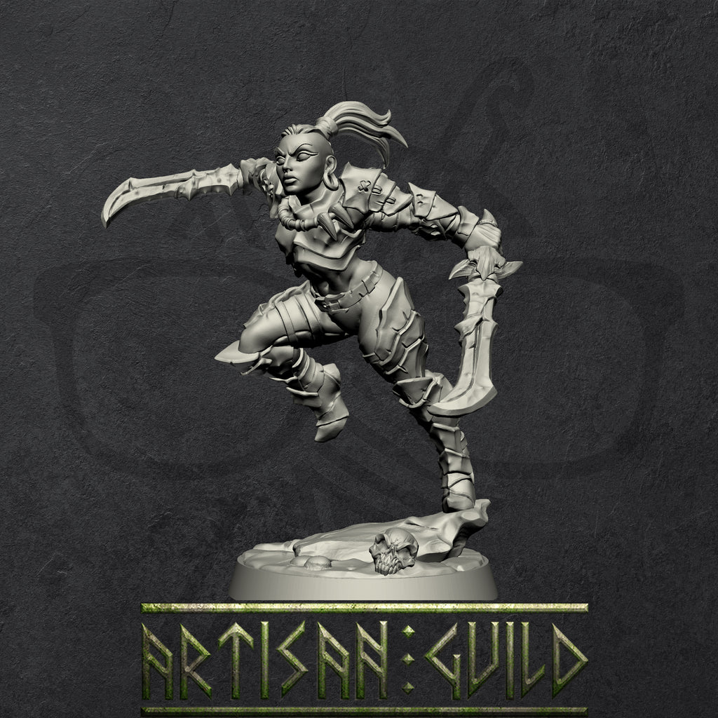 Scourgeland Survivors | Modular Human miniatures miniature for Tabletop games like D&D and War Gaming