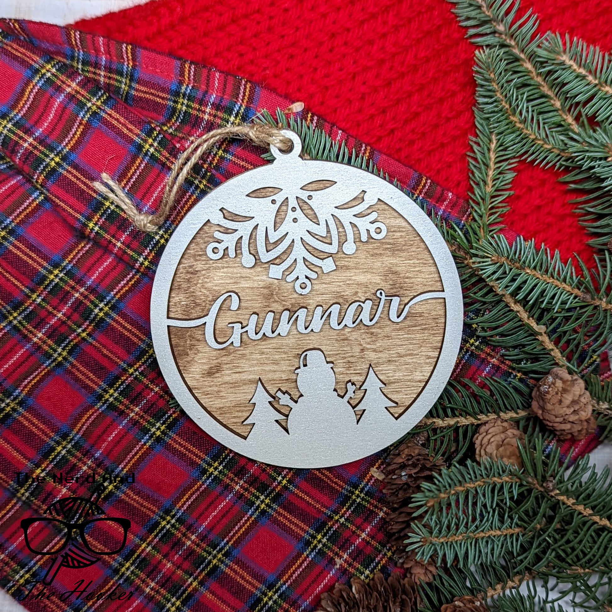 Snow Globe Custom Family Ornament | First Name Christmas Gift | Personalized Gift idea for the Family