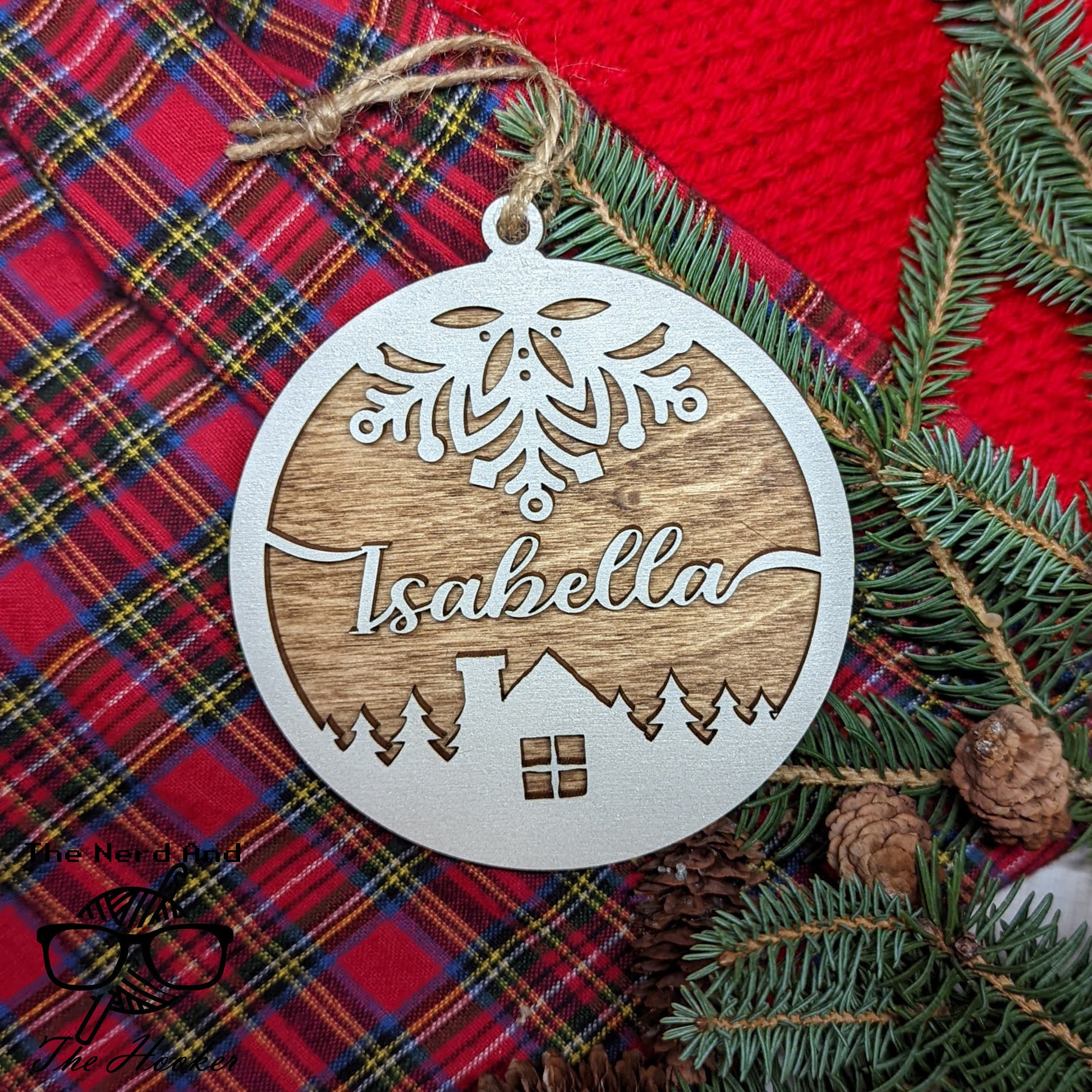 Snow Globe Custom Family Ornament | First Name Christmas Gift | Personalized Gift idea for the Family
