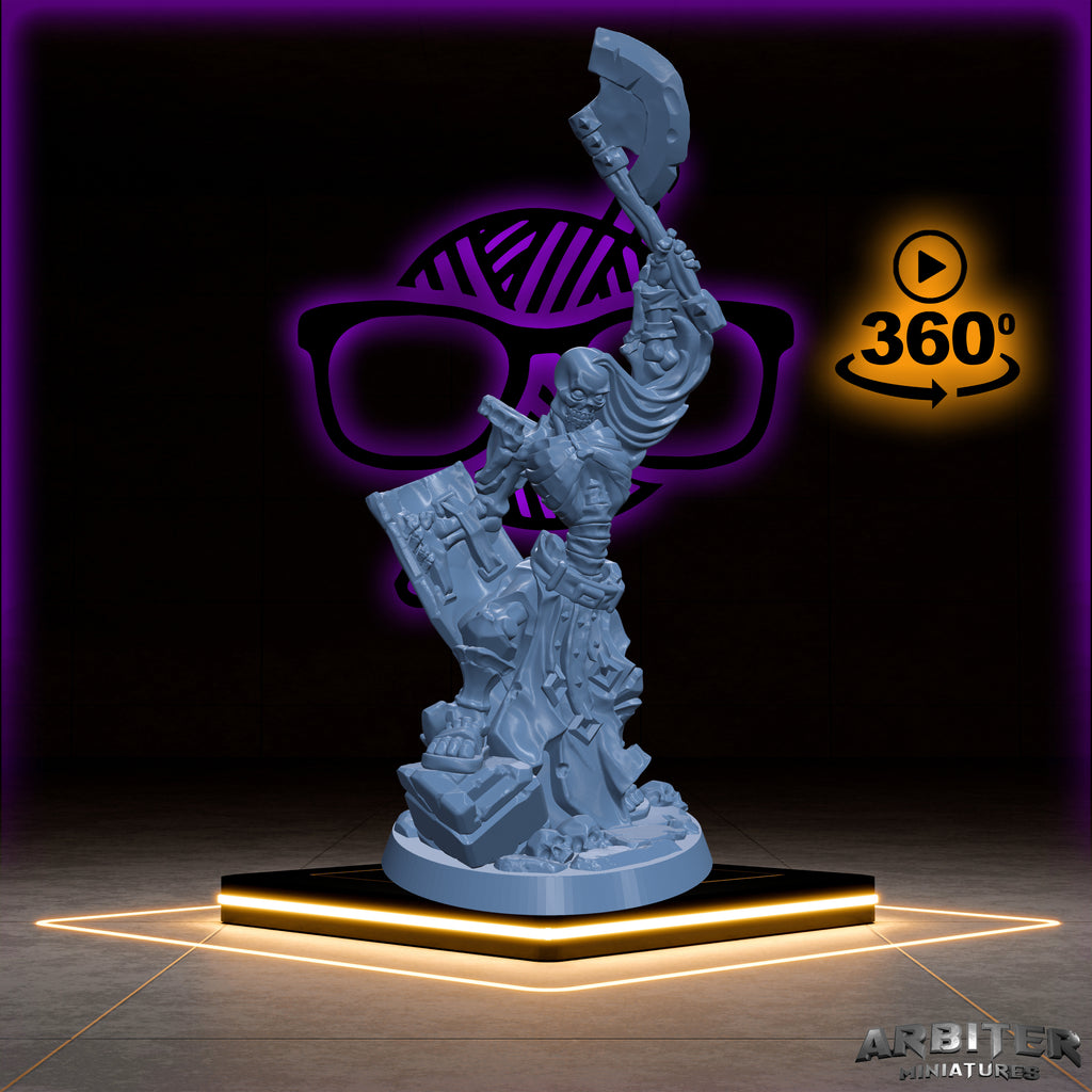 Skeleton Axe Horde | Arbiter Legion I | Undead miniature for Tabletop games like D&D or War Gaming | Dead Undead Army