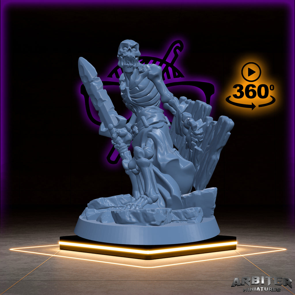 Skeleton Warriors |Arbiter Legion I| Undead miniature for Tabletop games like D&D or War Gaming | Dead Undead Army