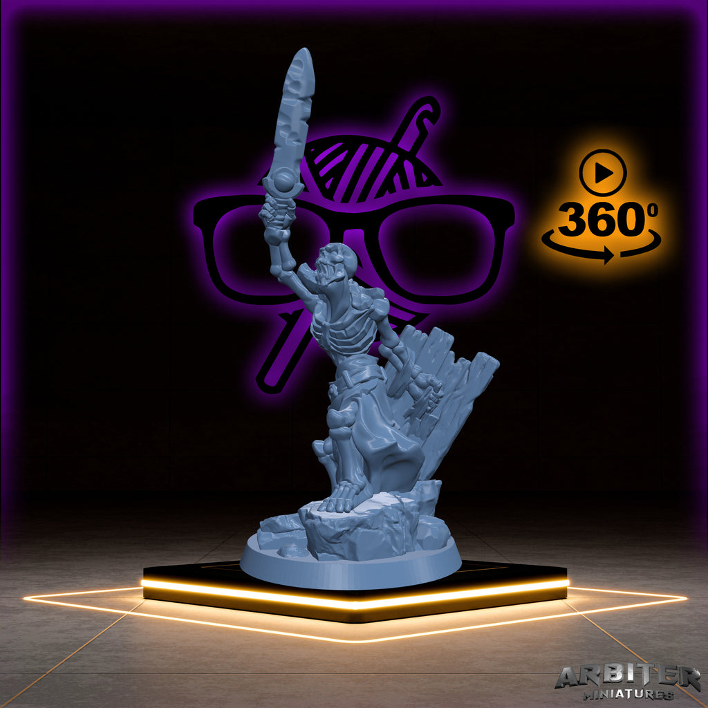 Skeleton Warriors |Arbiter Legion I| Undead miniature for Tabletop games like D&D or War Gaming | Dead Undead Army