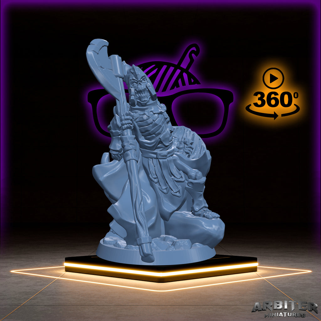 Skeleton Polearm | Arbiter Legion I | Undead miniature for Tabletop games like D&D or War Gaming | Dead Undead Army