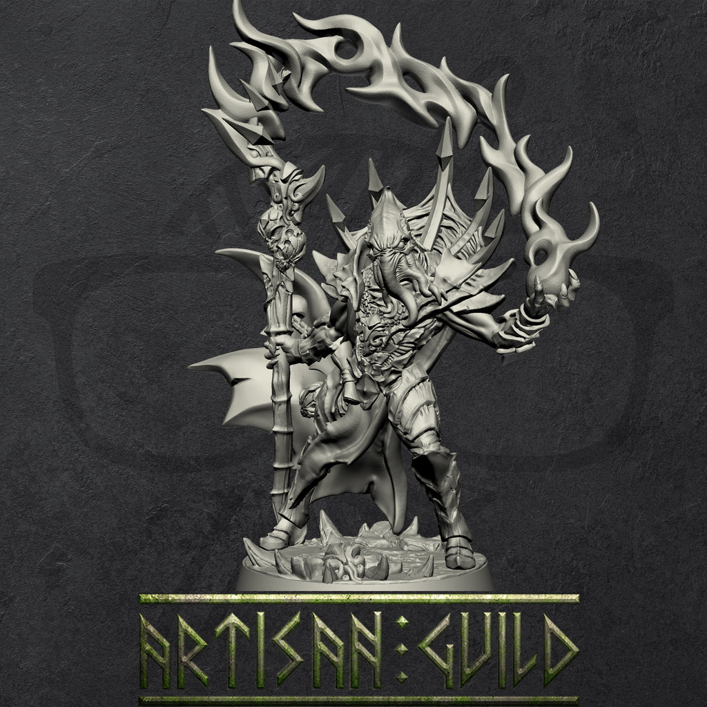 Depth Ones Reavers Set | Mind Flayers Modular Miniatures miniature for Tabletop games like D&D and War Gaming
