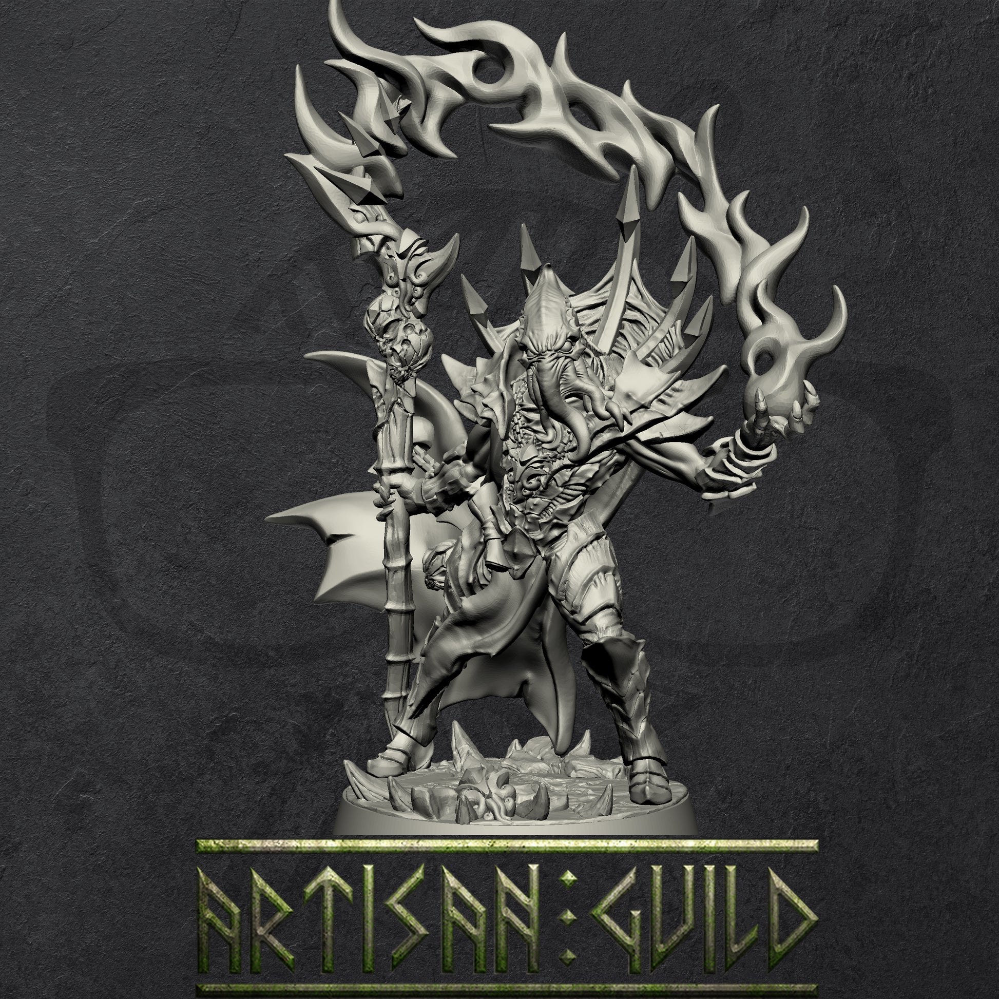 Depth Ones Reavers Set | Mind Flayers Modular Miniatures miniature for Tabletop games like D&D and War Gaming