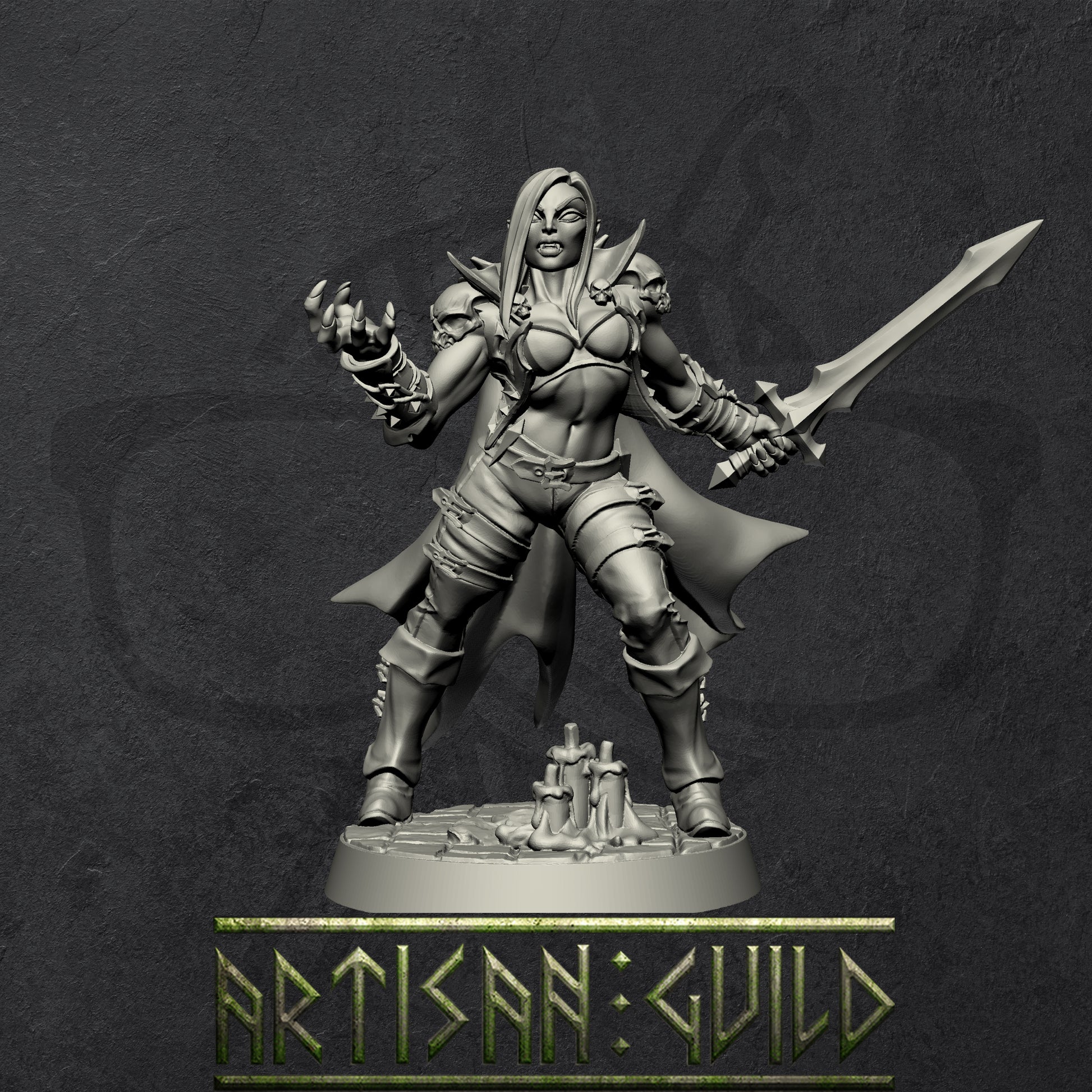 Soulless Vampires | Modular Vampires miniature for Tabletop games like D&D and War Gaming