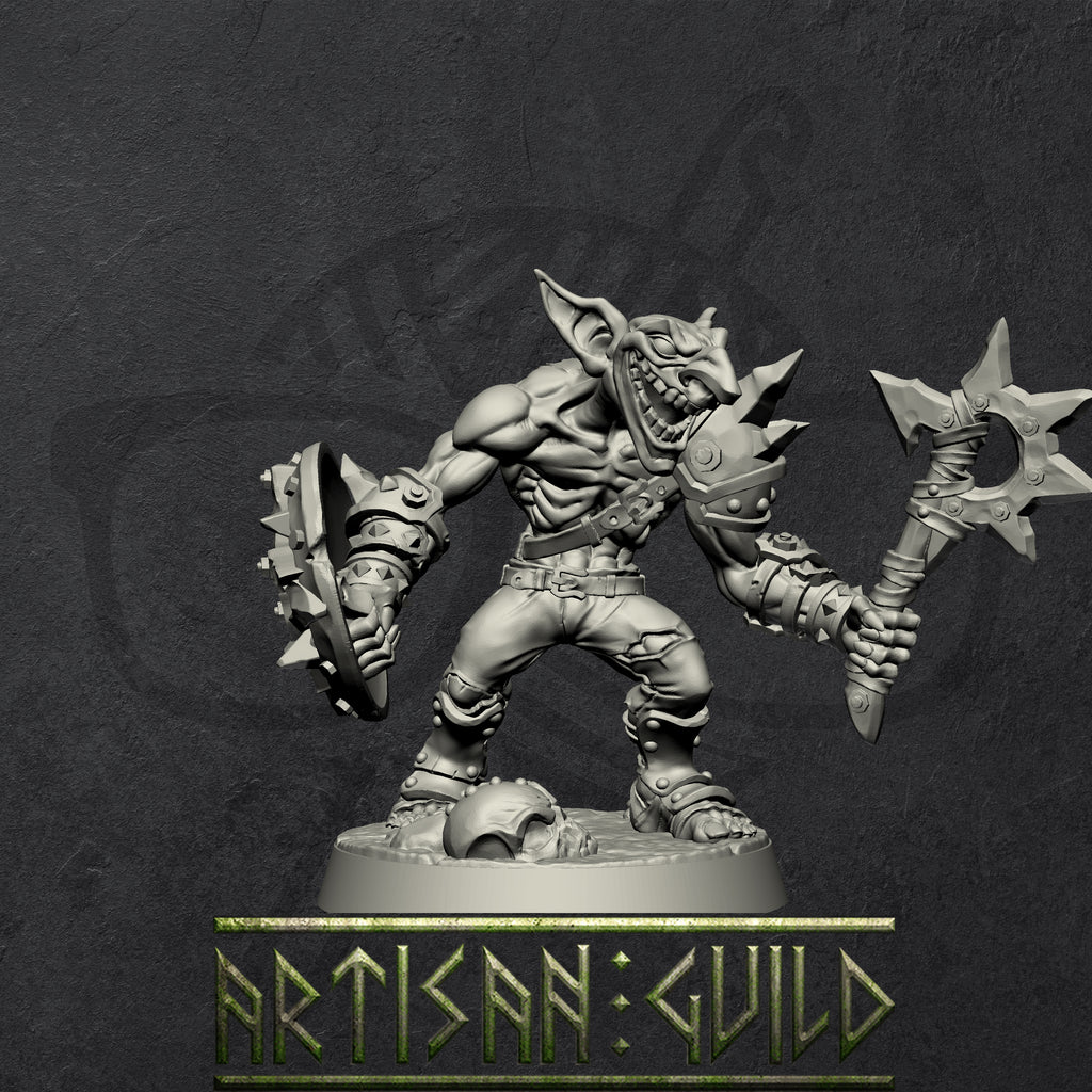 Sparksoot Goblins | Modular warrior miniatures miniature for Tabletop games like D&D and War Gaming