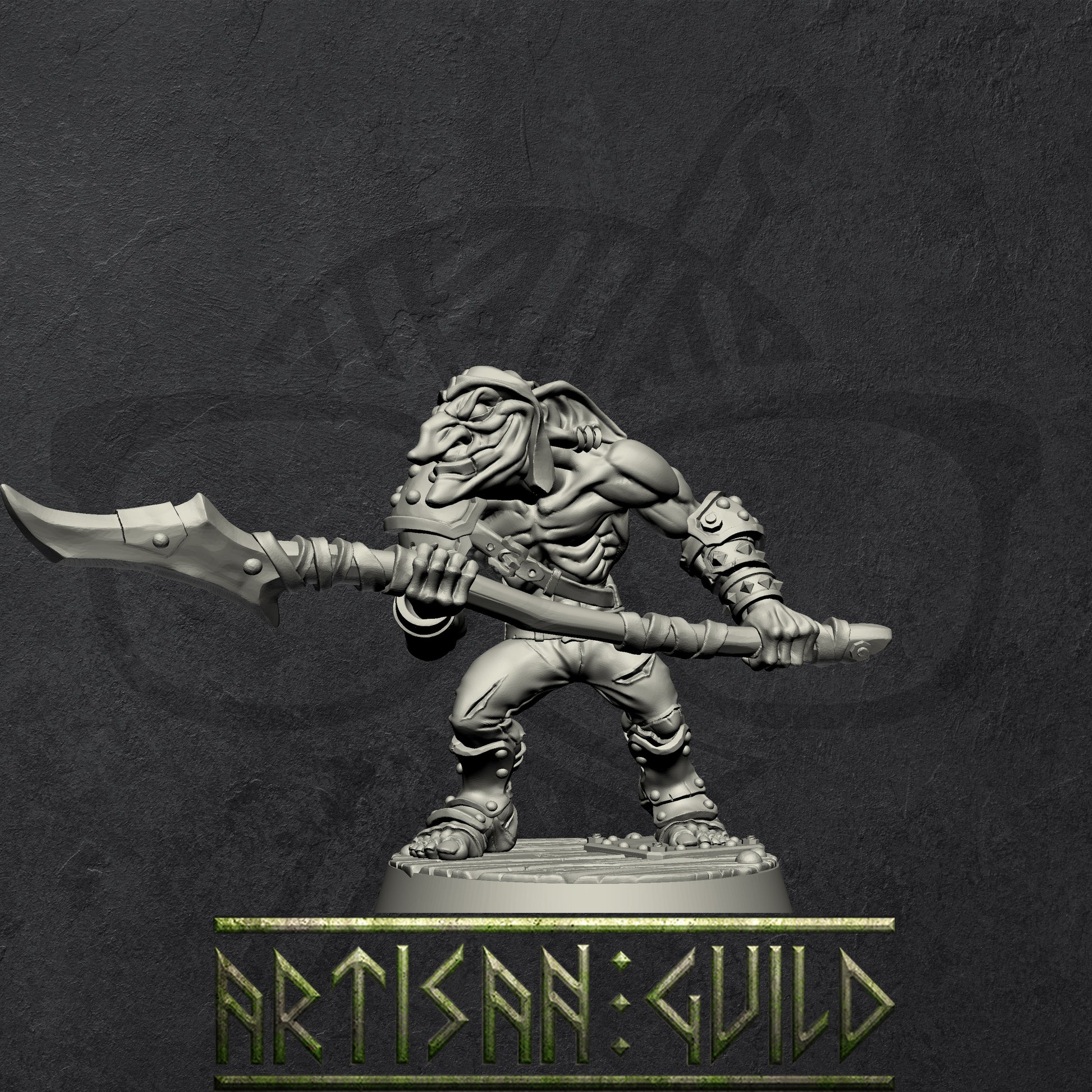 Sparksoot Goblins | Modular warrior miniatures miniature for Tabletop games like D&D and War Gaming