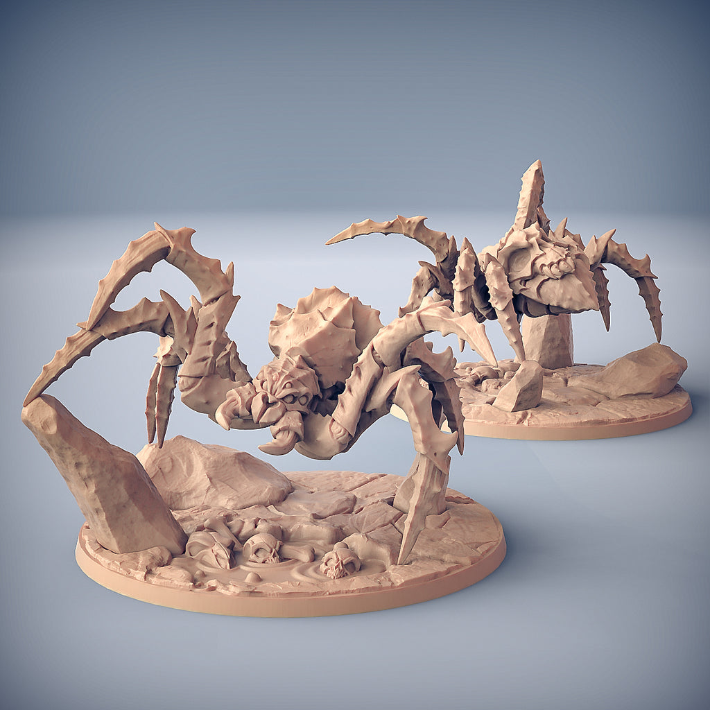 Dread Skullspider | Sparksoot Goblin Spider Mount miniature for Tabletop games like D&D and War Gaming