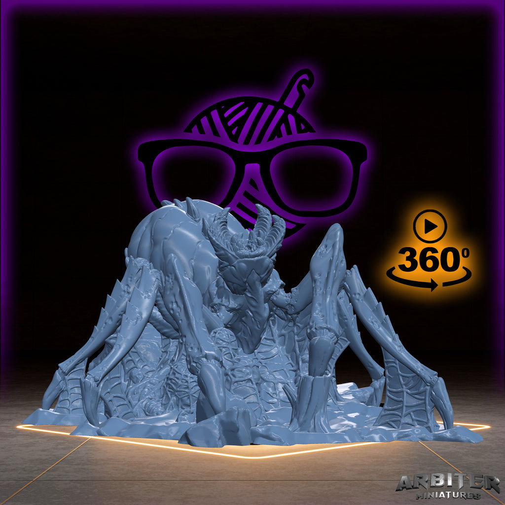 Giant Spider | Dire Spider miniature for Tabletop games like D&D or War Gaming