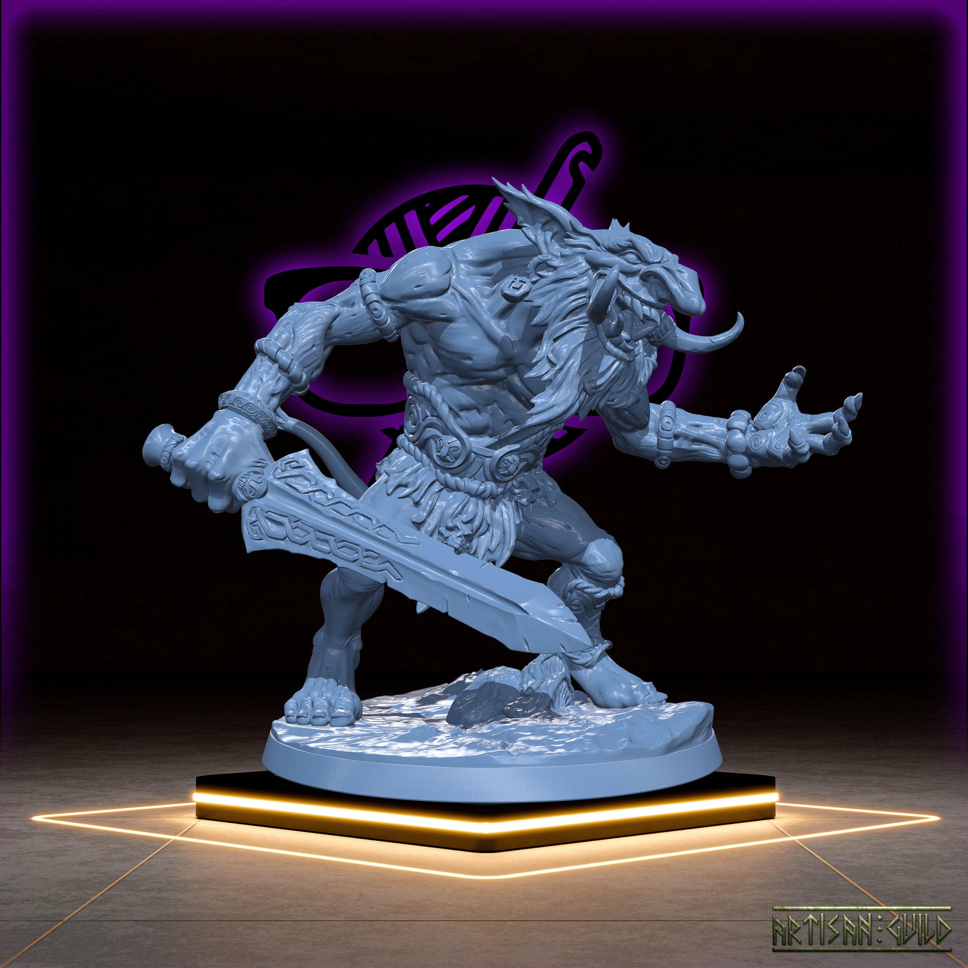 Svartwood Troll Hunters | Troll Warriors | Miniature for Tabletop games like D&D or Warhammer
