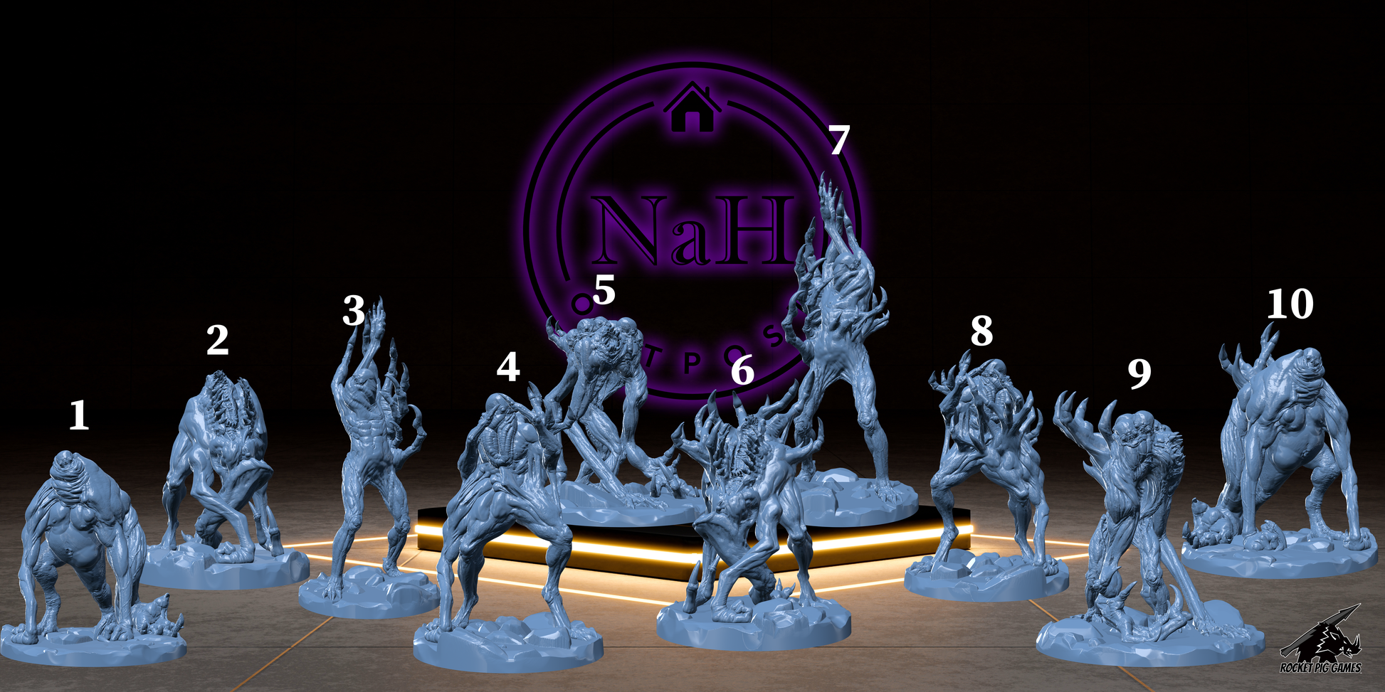 Wretches | Tortured Soul Fiends | Twisted Undead Miniature for Tabletop games like D&D 5e and TTRPG War Gaming