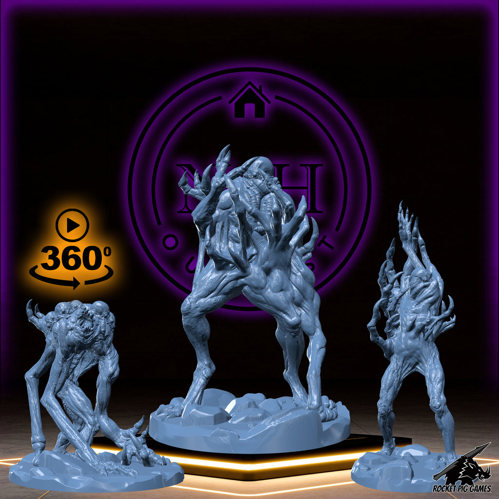 Wretches | Tortured Soul Fiends | Twisted Undead Miniature for Tabletop games like D&D 5e and TTRPG War Gaming