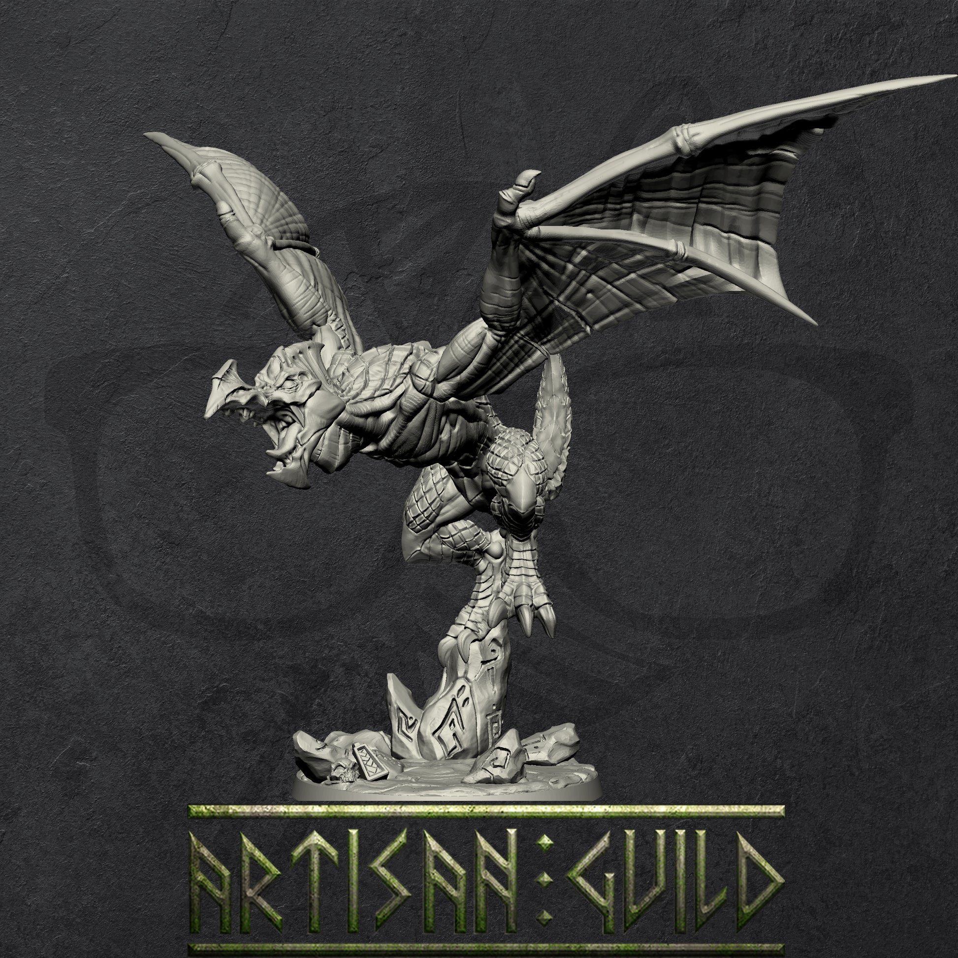Goldmaw Lizard set | Dragonborn miniatures miniature for Tabletop games like D&D and War Gaming