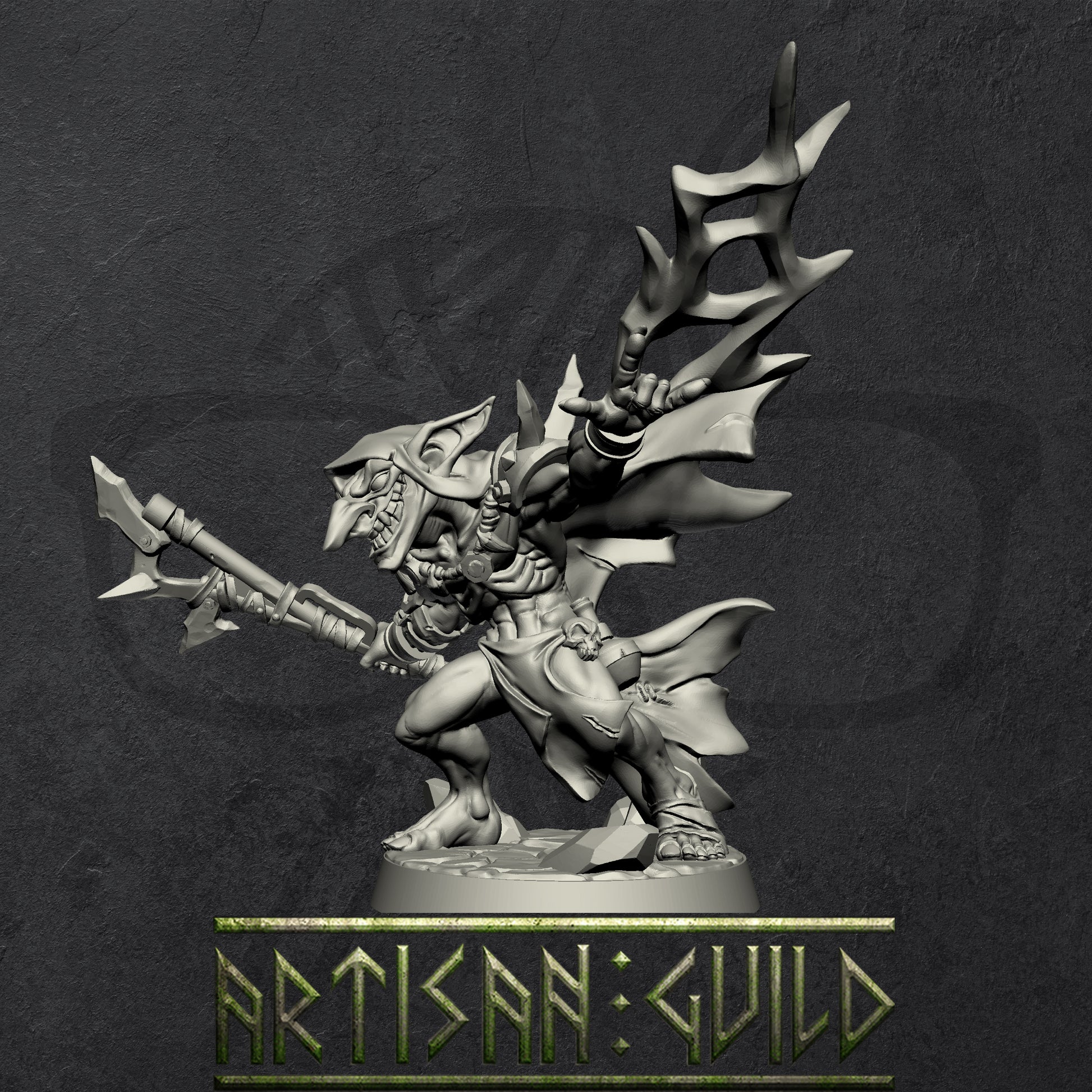 Zipzaap Darkspark | Sparksoot Goblin Shaman miniature for Tabletop games like D&D and War Gaming