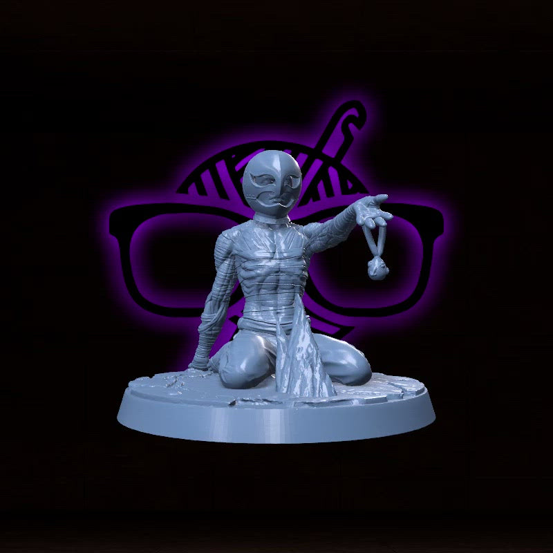 Femrill the Illusionist | Ilmater | Tortured God |Ascending Knight miniature for Tabletop games like D&D and War Gaming| Dungeons and Dragons Mini